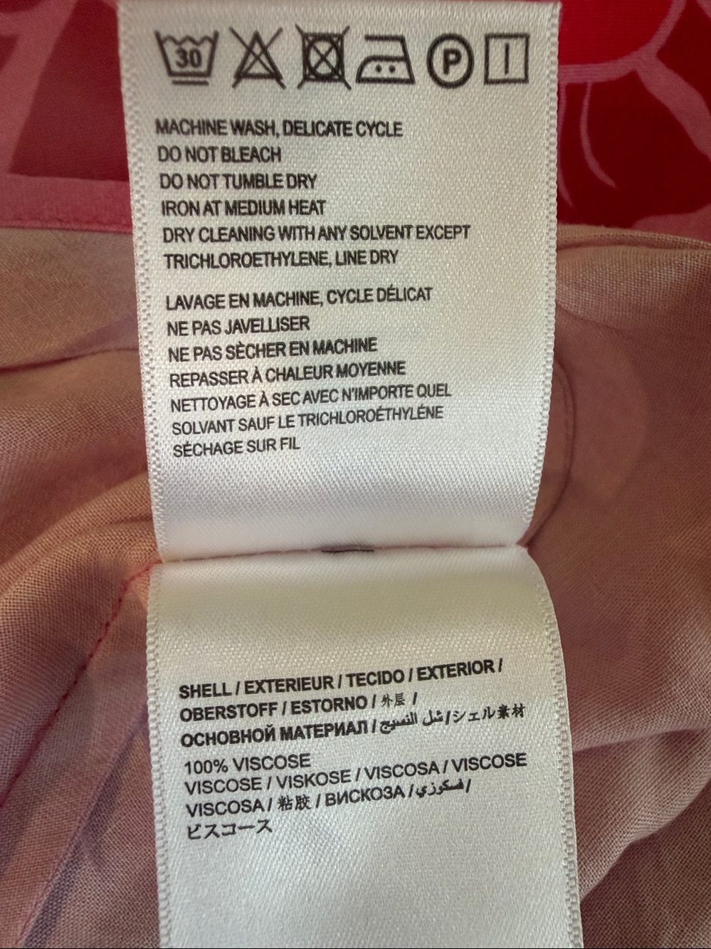 Farm Rio Rose Motif Maxi Skirt Size L - Picture 9 of 9
